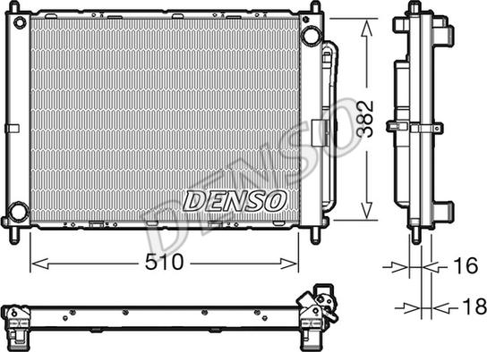 Denso DRM46102 - Cooler Module xparts.lv