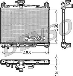 Denso DRM50002 - Radiators, Motora dzesēšanas sistēma xparts.lv