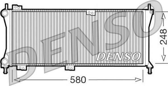 Denso DRM09083 - Radiators, Motora dzesēšanas sistēma xparts.lv