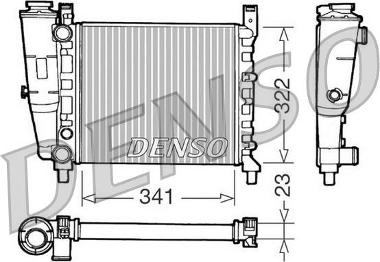 Denso DRM09141 - Radiators, Motora dzesēšanas sistēma xparts.lv