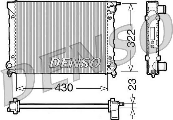 Denso DRM32004 - Radiators, Motora dzesēšanas sistēma xparts.lv