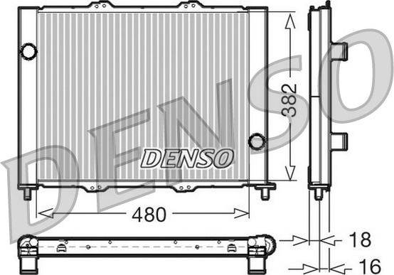 Denso DRM23099 - Модуль охлаждения xparts.lv