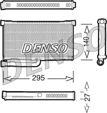 Denso DRR02004 - Heat Exchanger, interior heating xparts.lv