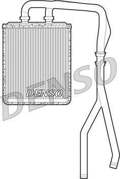 Denso DRR12010 - Heat Exchanger, interior heating xparts.lv