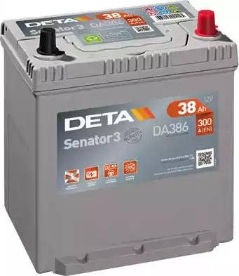 DETA DA386 - Startera akumulatoru baterija xparts.lv
