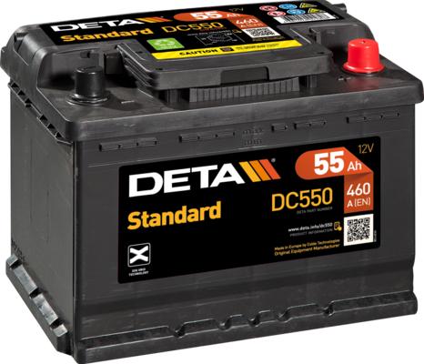 DETA DC550 - Startera akumulatoru baterija xparts.lv