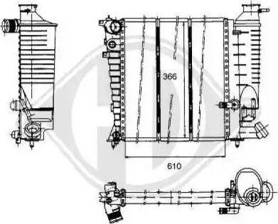 Diederichs 8104179 - Radiators, Motora dzesēšanas sistēma xparts.lv