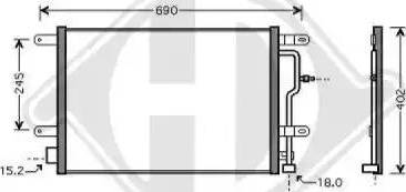 Diederichs 8101701 - Kondensators, Gaisa kond. sistēma xparts.lv