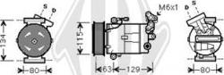 Diederichs DCK1489 - Kompresors, Gaisa kond. sistēma xparts.lv