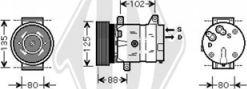 Diederichs DCK1484 - Kompresors, Gaisa kond. sistēma xparts.lv