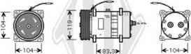 Diederichs DCK1166 - Kompresors, Gaisa kond. sistēma xparts.lv