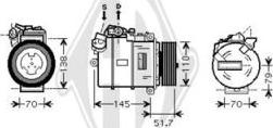 Diederichs DCK1106 - Compressor, air conditioning xparts.lv