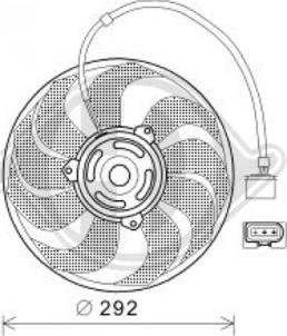 Diederichs DCL1002 - Ventilators, Motora dzesēšanas sistēma xparts.lv