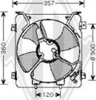 Diederichs DCL1015 - Ventilators, Gaisa kond. sistēmas kondensators xparts.lv