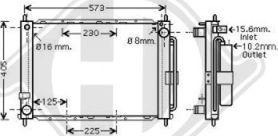 Diederichs DCM3846 - Radiators, Motora dzesēšanas sistēma xparts.lv