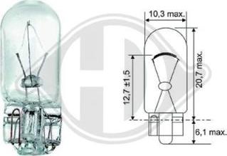 Diederichs LID10078 - Лампа накаливания, фонарь указателя поворота xparts.lv