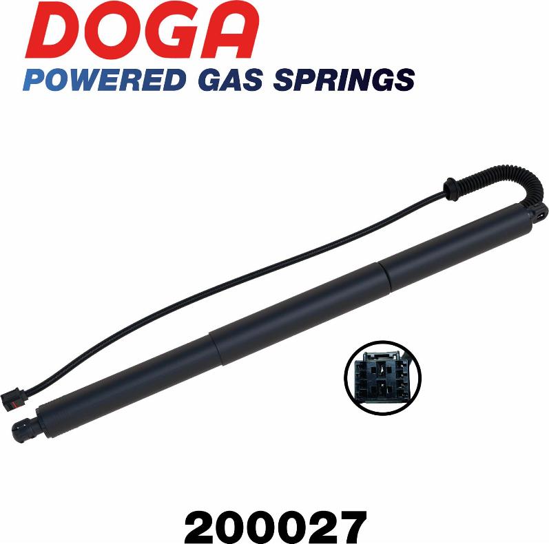 DOGA 200027 - Электромотор, задняя дверь xparts.lv