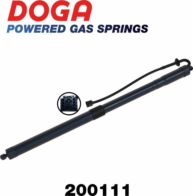 DOGA 200111 - Electric Motor, tailgate xparts.lv