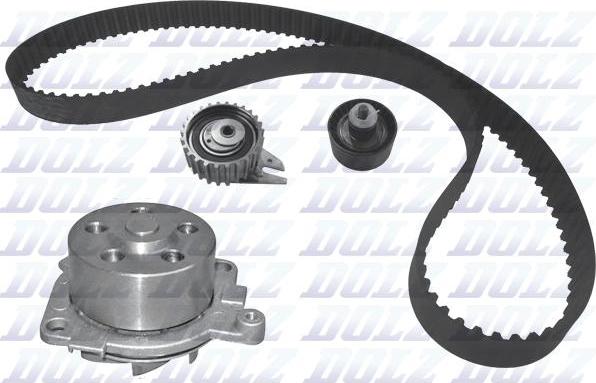 DOLZ KD086 - Water Pump & Timing Belt Set xparts.lv