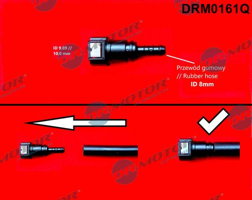 Dr.Motor Automotive DRM0161Q - Šļūtenes savienotājs, Degvielas šļūtene xparts.lv