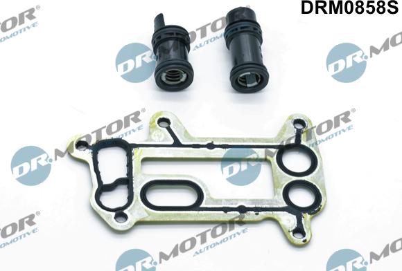 Dr.Motor Automotive DRM0858S - Комплект прокладок, масляный радиатор xparts.lv