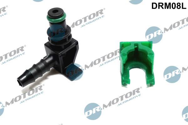 Dr.Motor Automotive DRM08L - Hose Connector, fuel hose xparts.lv