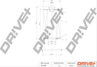 Dr!ve+ DP1110.11.0098 - Oil Filter xparts.lv