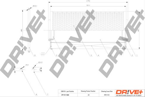 Dr!ve+ DP1110.11.0024 - Alyvos filtras xparts.lv