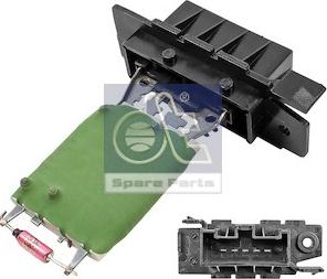 DT Spare Parts 12.77120 - Resistor, interior blower xparts.lv