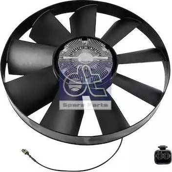 DT Spare Parts 3.15215 - Fan, radiator xparts.lv