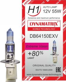 Dynamatrix DB64150EXV - Лампа накаливания, основная фара xparts.lv