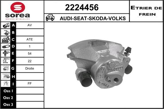 EAI 2224456 - Brake Caliper xparts.lv