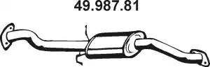 Eberspächer 49.987.81 - Vidējais izpl. gāzu trokšņa slāpētājs xparts.lv