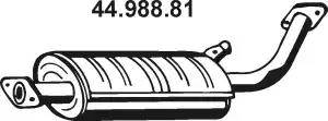 Eberspächer 44.988.81 - Vidējais izpl. gāzu trokšņa slāpētājs xparts.lv