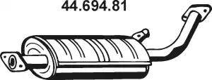 Eberspächer 44.694.81 - Vidējais izpl. gāzu trokšņa slāpētājs xparts.lv