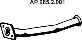 Eberspächer 685.2.001 - Izplūdes caurule xparts.lv
