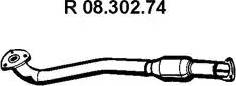 Eberspächer 08.302.74 - Izplūdes caurule xparts.lv