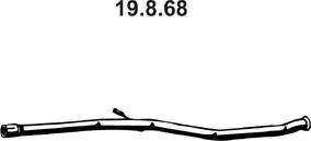Eberspächer 19.8.68 - Труба выхлопного газа xparts.lv