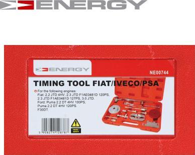 ENERGY NE00744 - Набор установочных инструментов, фазы газораспределения xparts.lv