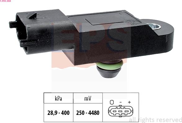 EPS 1.993.368 - Air Pressure Sensor, height adaptation xparts.lv