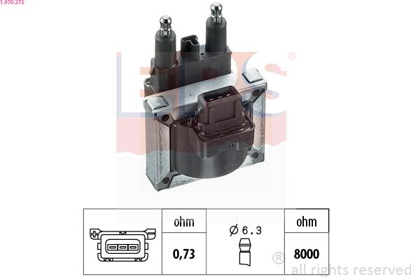 EPS 1.970.275 - Ignition Coil xparts.lv