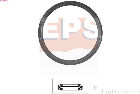 EPS 1.890.547 - Gasket, thermostat xparts.lv