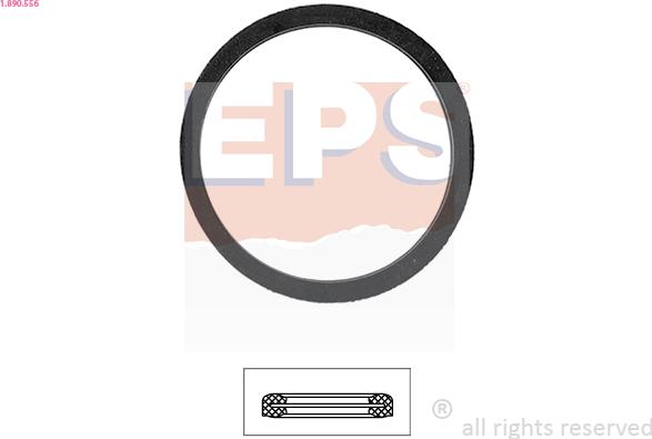 EPS 1.890.556 - Gasket, thermostat xparts.lv