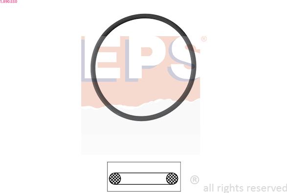 EPS 1.890.550 - Gasket, thermostat xparts.lv