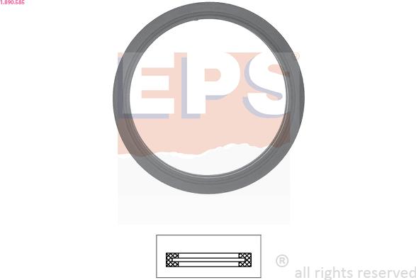 EPS 1.890.585 - Gasket, thermostat xparts.lv
