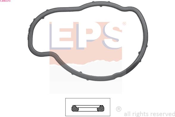 EPS 1.890.573 - Gasket, thermostat xparts.lv