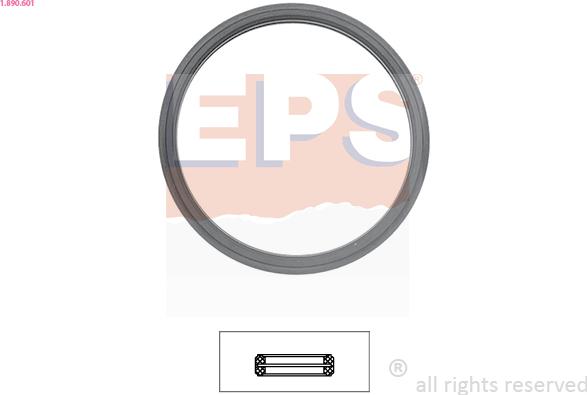 EPS 1.890.601 - Gasket, thermostat xparts.lv