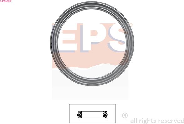 EPS 1.890.610 - Gasket, thermostat xparts.lv