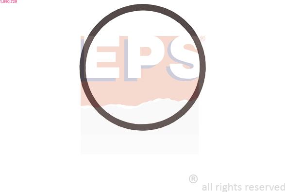 EPS 1.890.729 - Gasket, thermostat xparts.lv