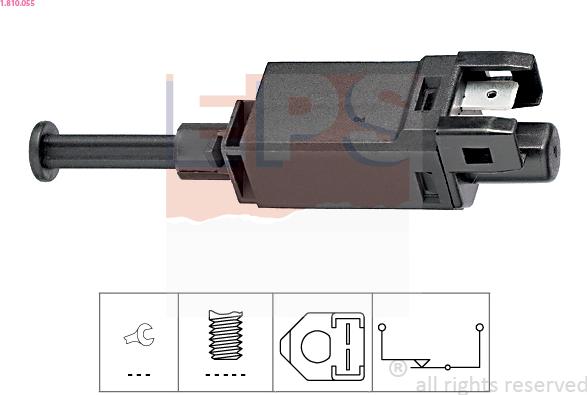 EPS 1.810.055 - Brake Light Switch xparts.lv